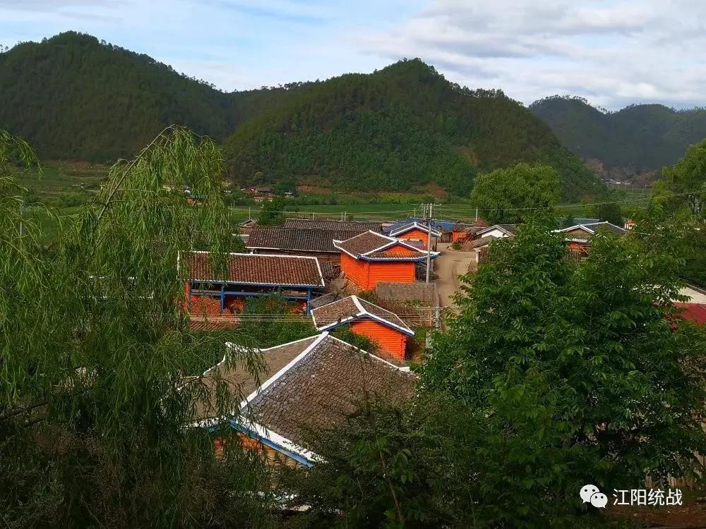 改造后的木楞房掩映在绿树中.jpg