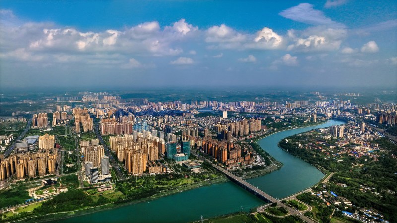 内江新貌。王斌摄