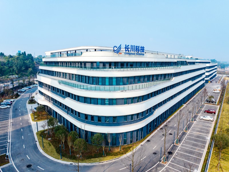 长川科技集成电路封测设备研发制造基地。内江市委宣传部供图